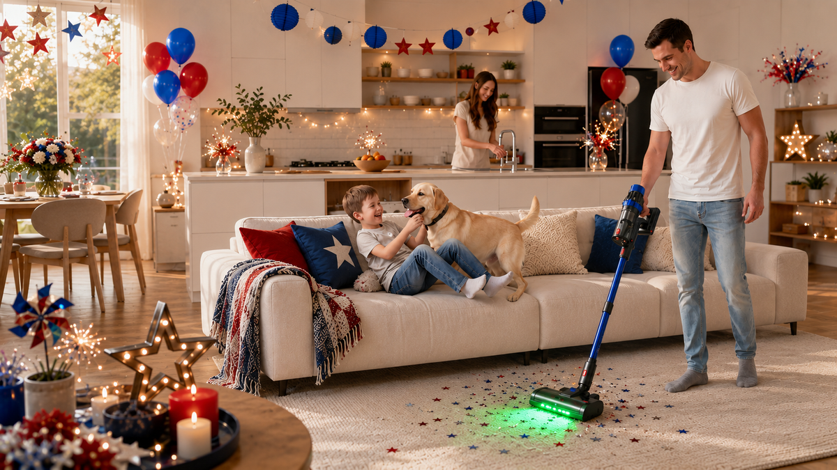 Cordless Vacuum Cleaner Tips for Independence Day | UNINELL HOME